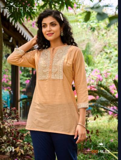 Ritika By 100 Miles Classy Style Cotton Kurti Collection